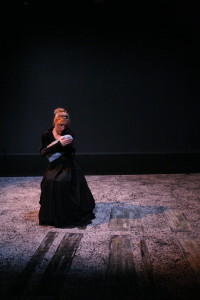 Sylvia Burboeck in the Women's Will production. 