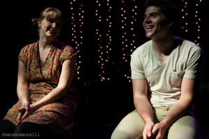 Heather Kellogg and Nathan Brown in the DIVAfest production. Photo by Serena Morelli. 